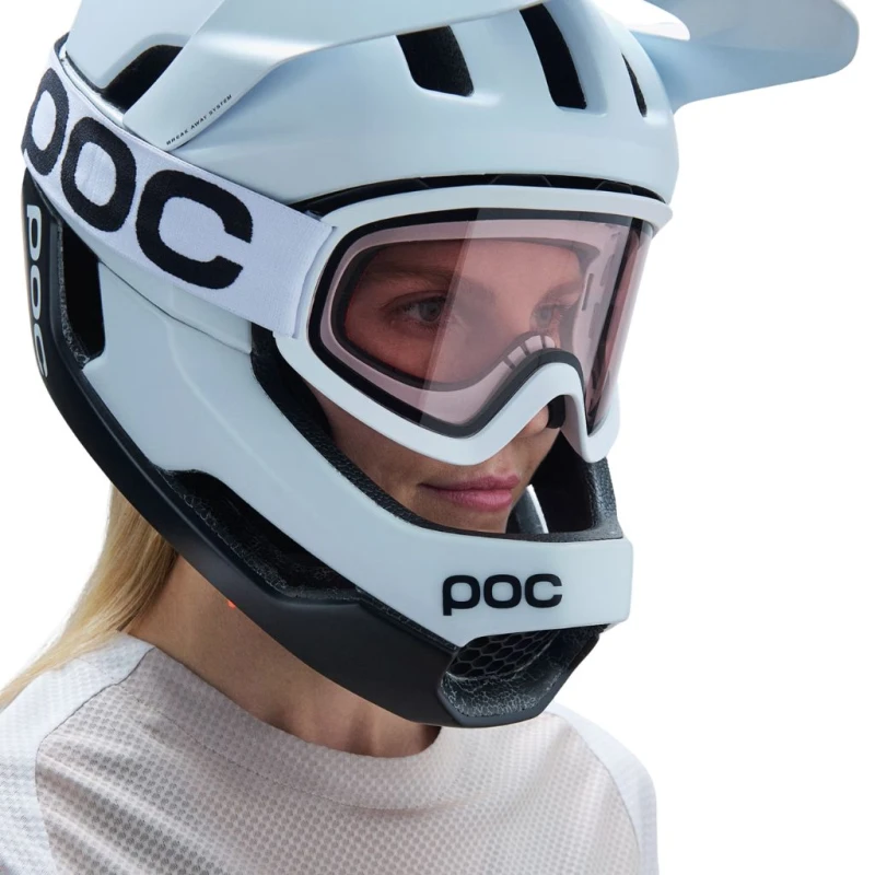 Gogle rowerowe POC Ora hydrogen white/clarity trail/cloudy brown
