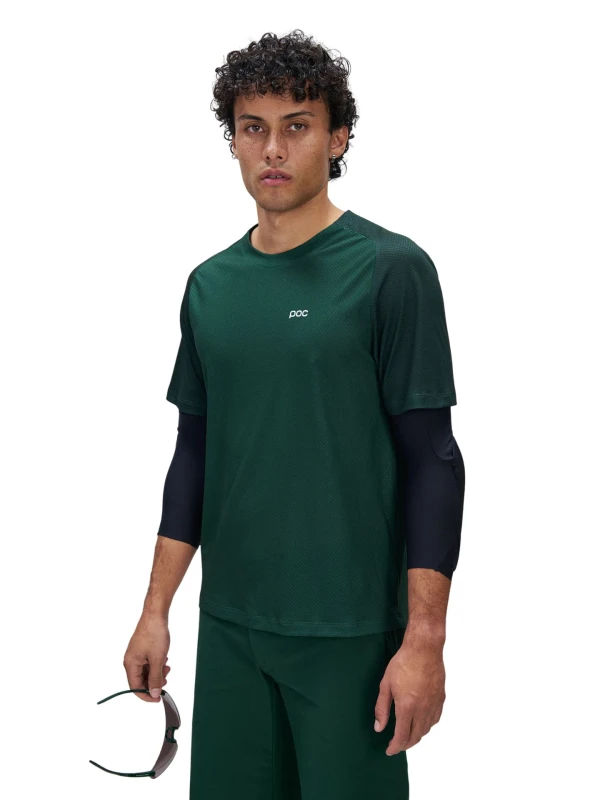 Koszulka rowerowa męska POC M's Motion Air S/S Jersey pargasite green