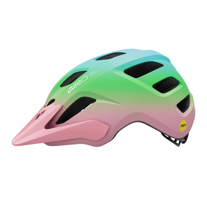 Kask rowerowy dziecięcy GIRO Tremor Mips Child matte light pink/green