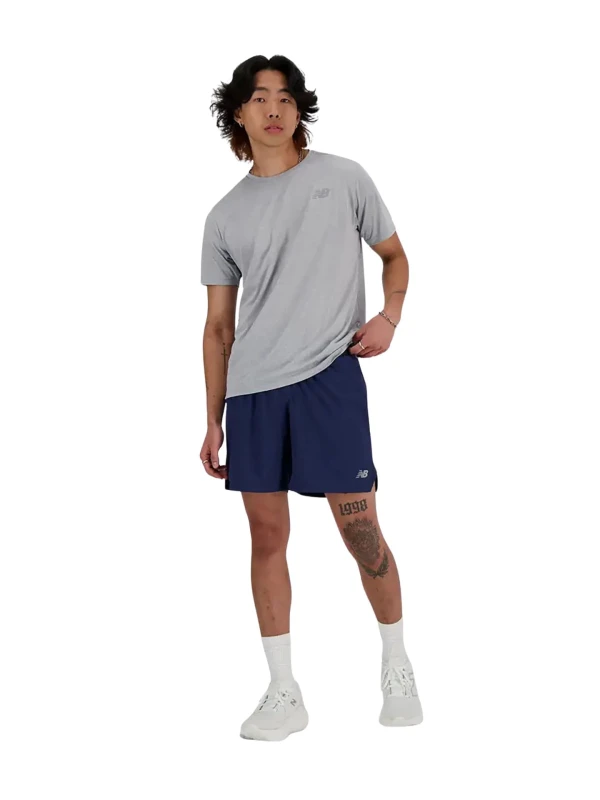 Spodenki męskie New Balance RC Seamless 7" navy blue