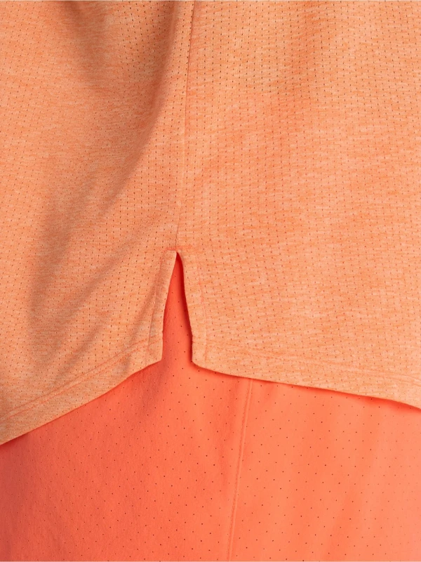 Koszulka damska New Balance Athletics Tank tangerine heat