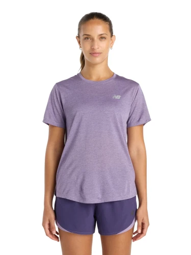 Koszulka damska New Balance Athletics candied violet heather