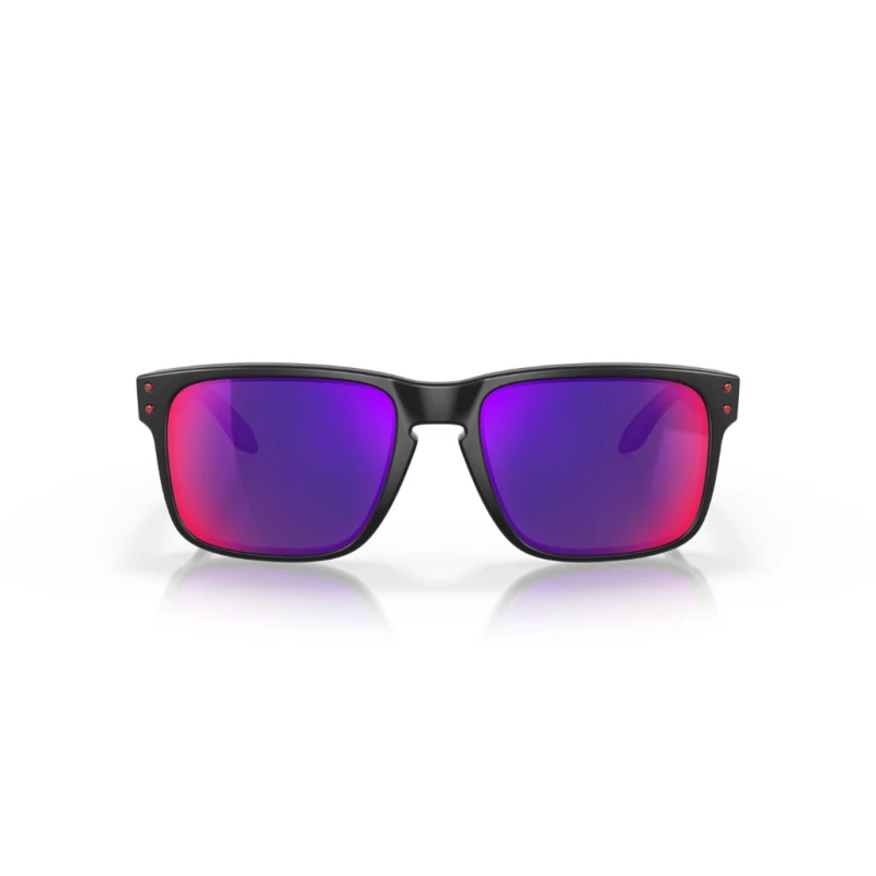 Okulary przeciwsłoneczne Oakley Holbrook matte black/red iridium