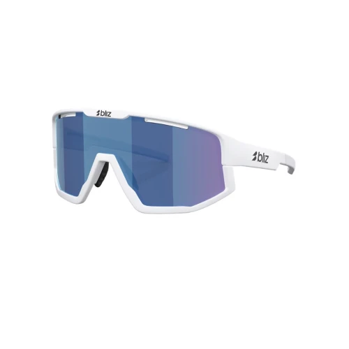 Okulary przeciwsłoneczne Bliz Fusion matte white/smoke/blue multicolor