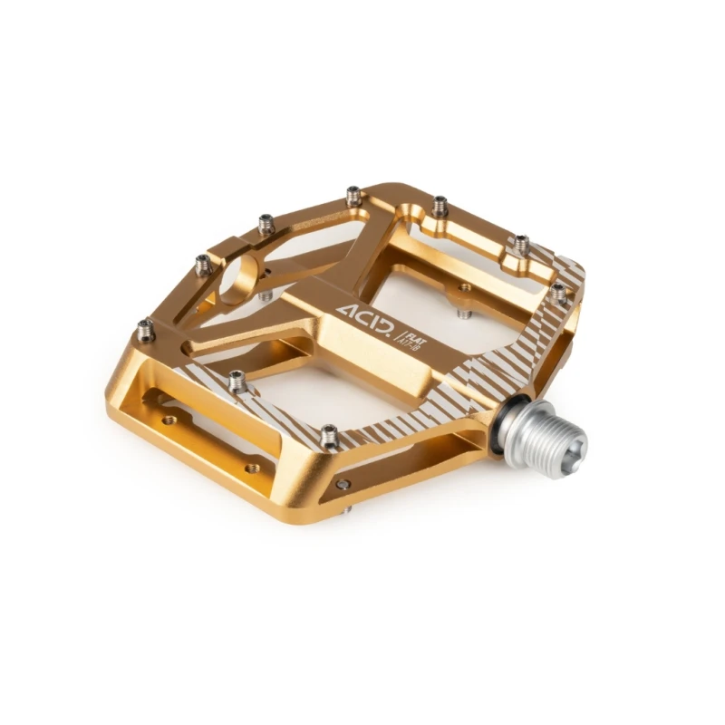 Pedały rowerowe CUBE ACID Flat A17-IB gold