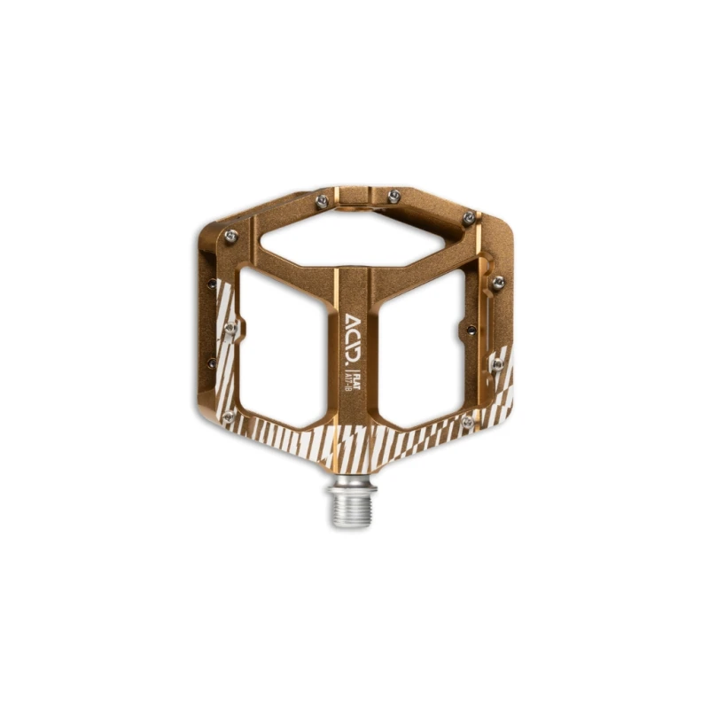 Pedały rowerowe CUBE ACID Flat A17-IB gold