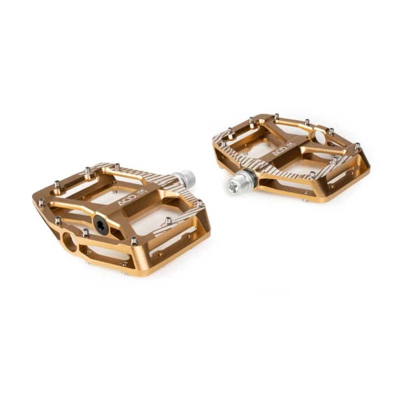 Pedały rowerowe CUBE ACID Flat A17-IB gold