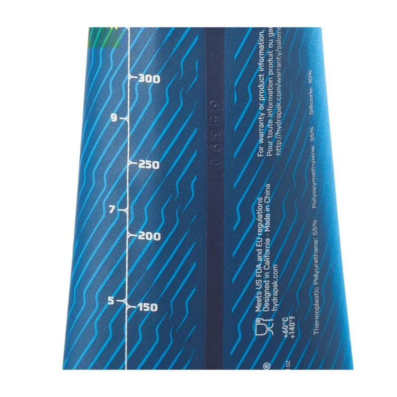 Bidon biegowy Salomon soft flask 400ml insulated clear blue