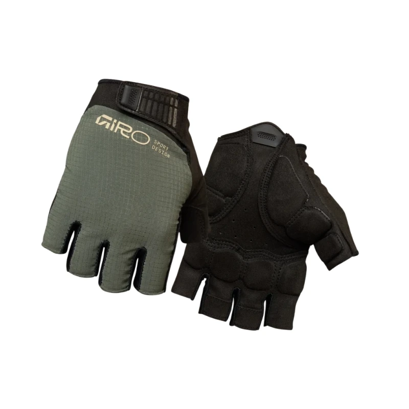 Rękawiczki rowerowe męskie GIRO Bravo II Gel krótki palec dark sage 2026