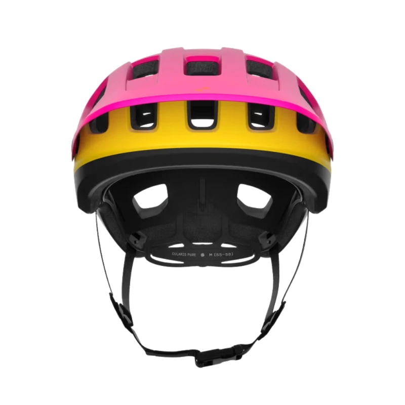 Kask rowerowy POC Cularis Pure rhos red matt/citrine yellow matt