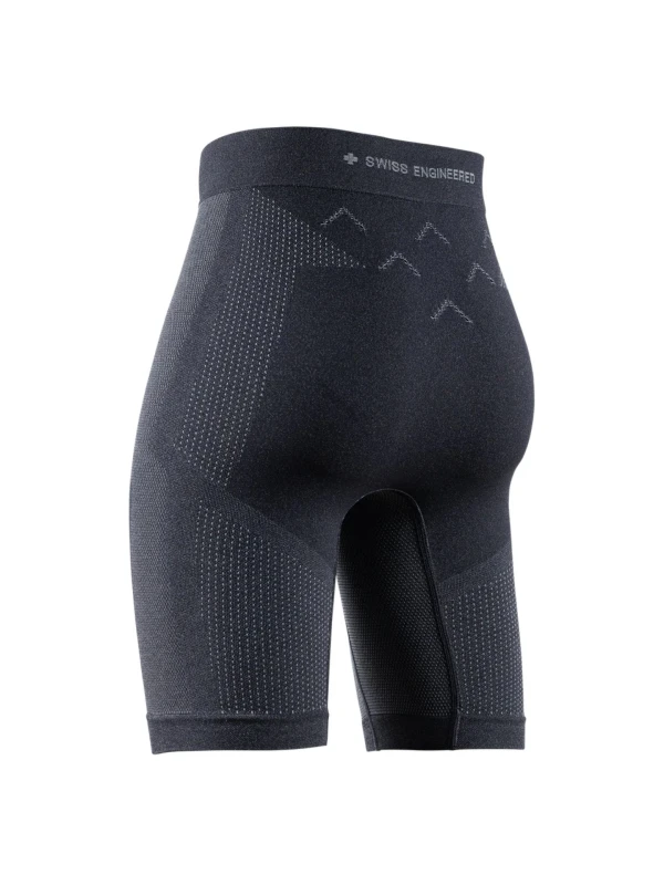 Spodenki damskie X-BIONIC Xceed Run Short Tights black/rhino grey