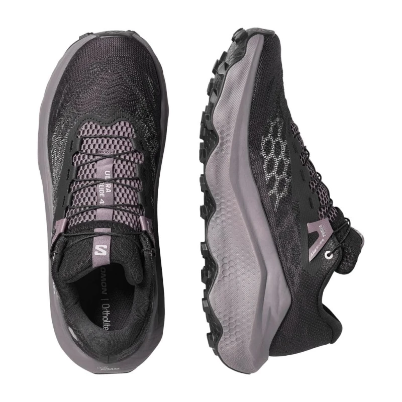 Buty biegowe męskie Salomon Ultra Glide 4 black/dark gull gray