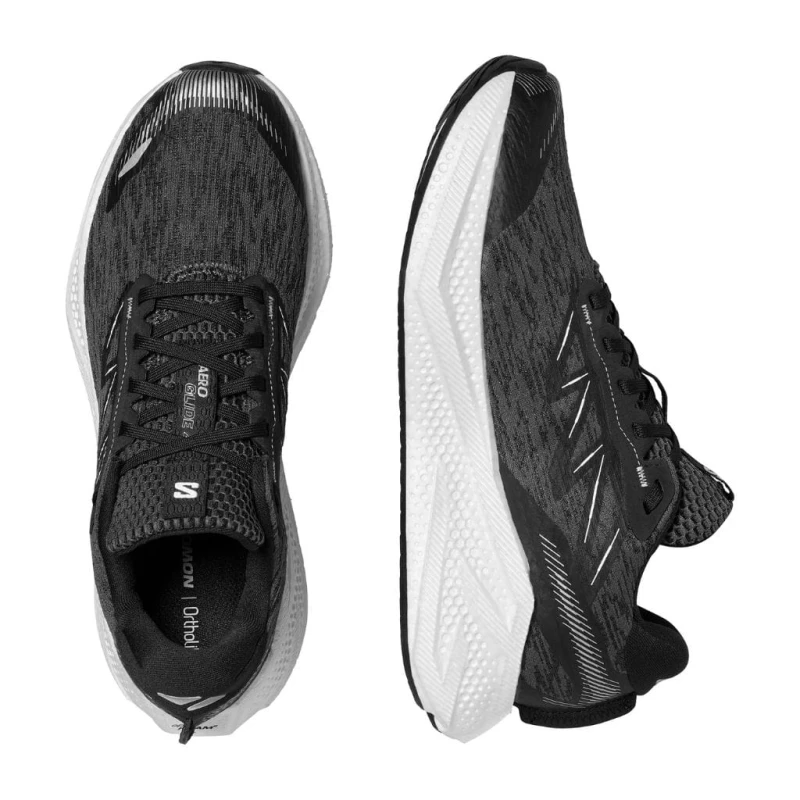 Buty biegowe męskie Salomon Aero Glide 4 black/white/ftw silver