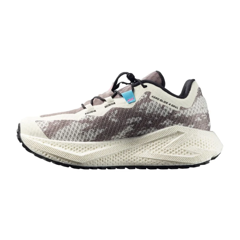 Buty biegowe damskie Salomon Aero Glide 4 GRVL vanilla Ice/black