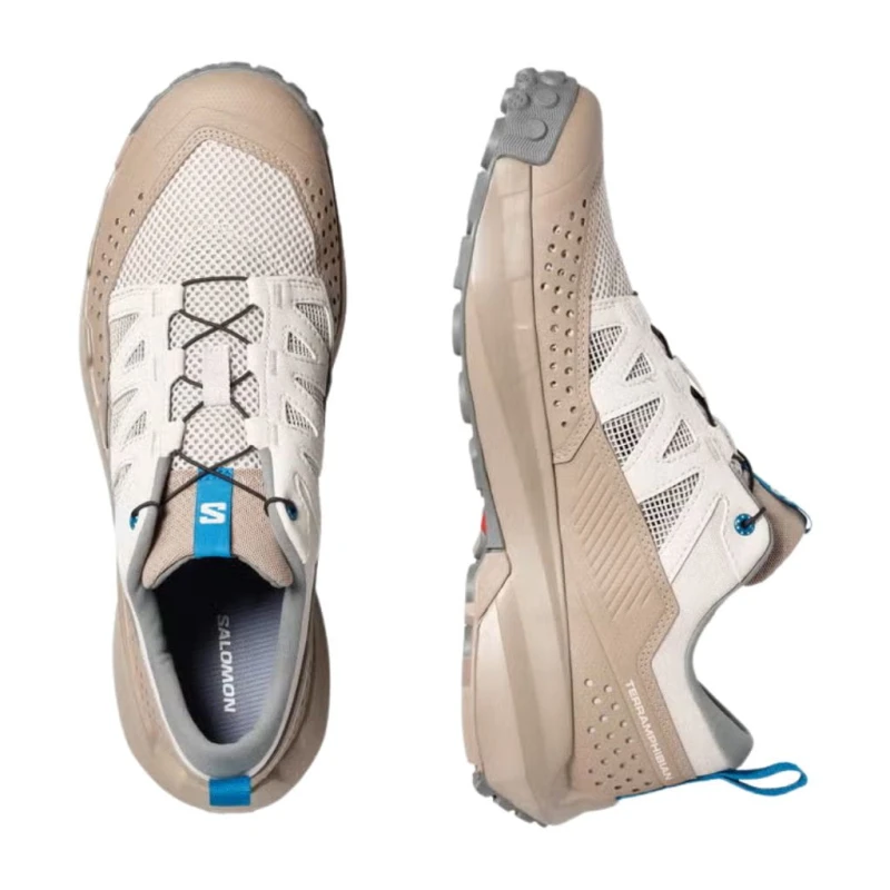 Buty męskie Salomon Terramphibian Rainy Day/Desert Tan/Mykonos Blue