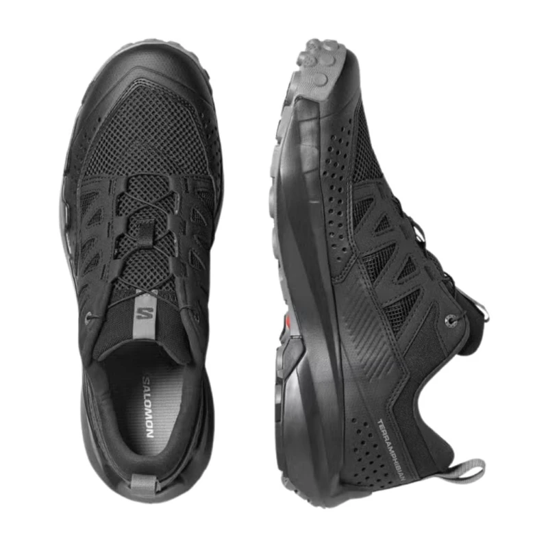 Buty męskie Salomon Terramphibian Black/Black/Castlerock