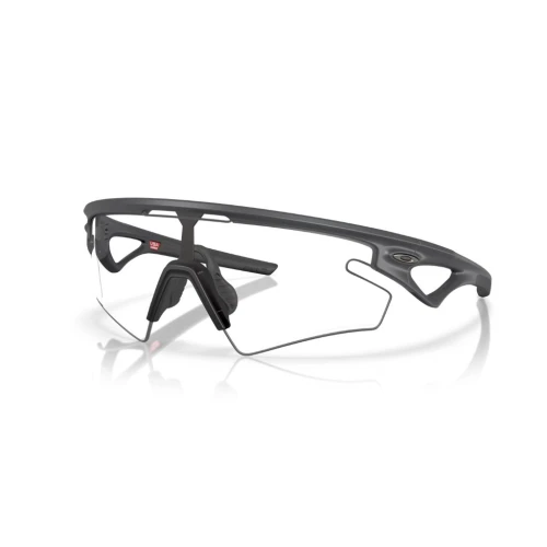 Okulary przeciwsłoneczne Oakley Sphaera Slash Carbon/clear to black photochromic