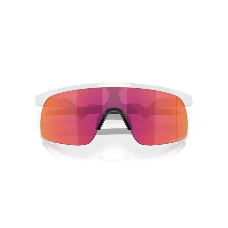 Okulary przeciwsłoneczne dziecięce Oakley Resistor polished white/prizm field