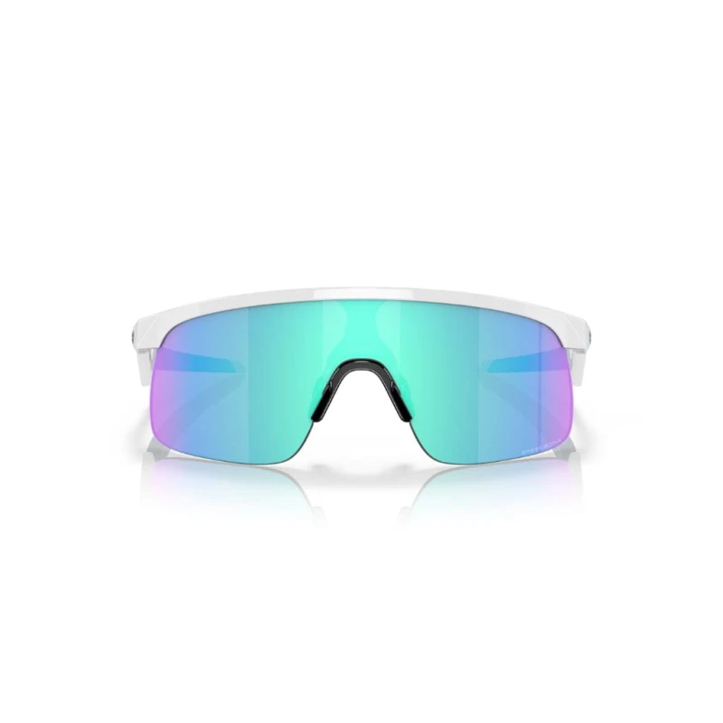 Okulary przeciwsłoneczne dziecięce Oakley Resistor polished white/prizm sapphire
