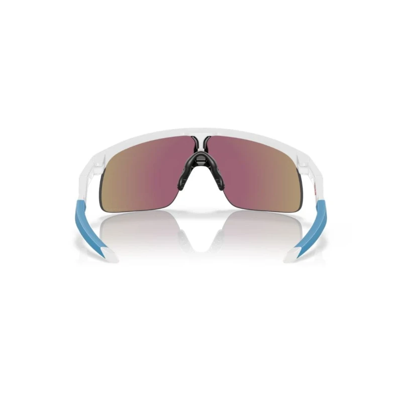 Okulary przeciwsłoneczne dziecięce Oakley Resistor polished white/prizm sapphire