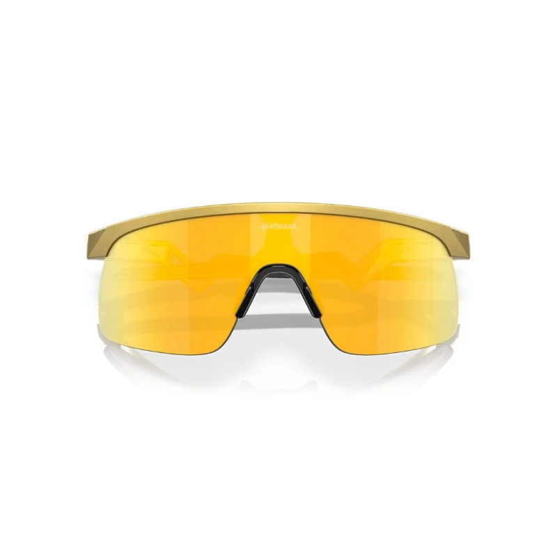Okulary przeciwsłoneczne dziecięce Oakley Resistor Patrick Mahomes II Collection olympic gold/prizm 24k