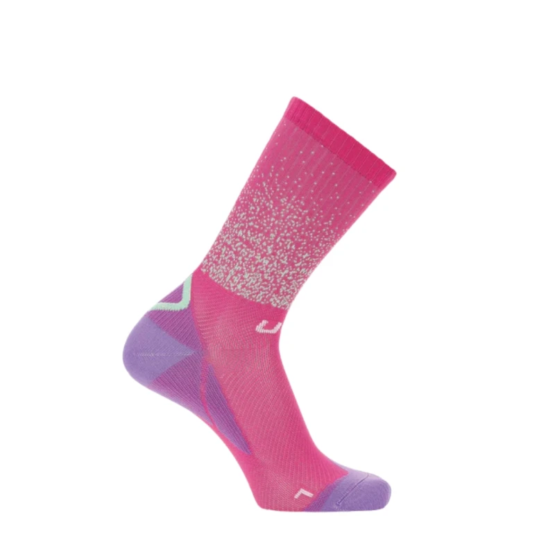 Skarpety rowerowe damskie UYN Cycling Aero Lady pink/violet