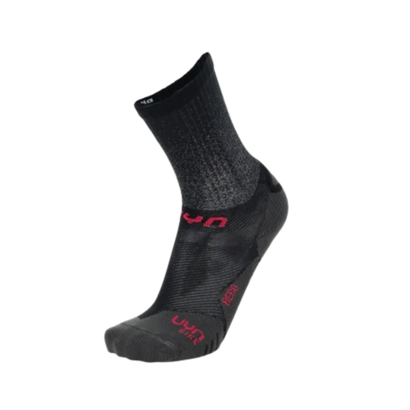 Skarpety rowerowe damskie UYN Cycling Aero Lady black/pink