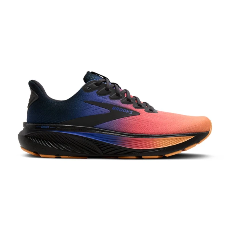 Buty do biegania damskie Brooks Ghost 17 czarno-pomarańczowe