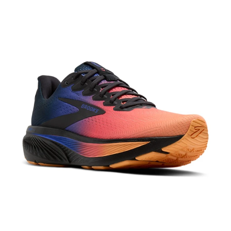 Buty do biegania damskie Brooks Ghost 17 czarno-pomarańczowe