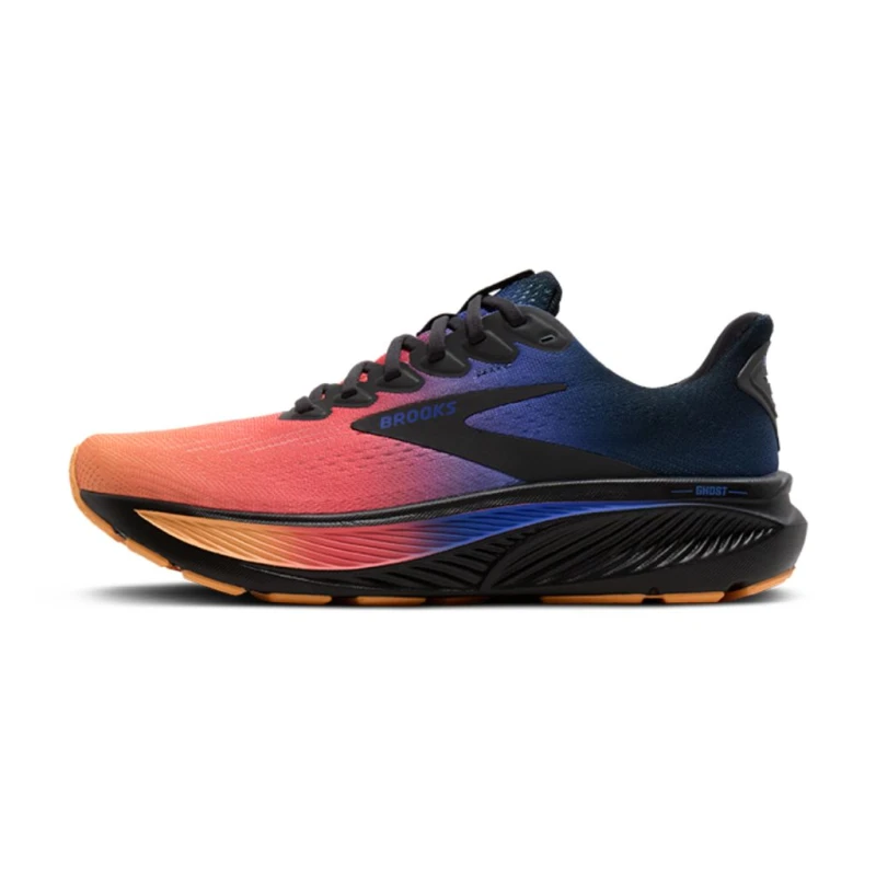 Buty do biegania damskie Brooks Ghost 17 czarno-pomarańczowe