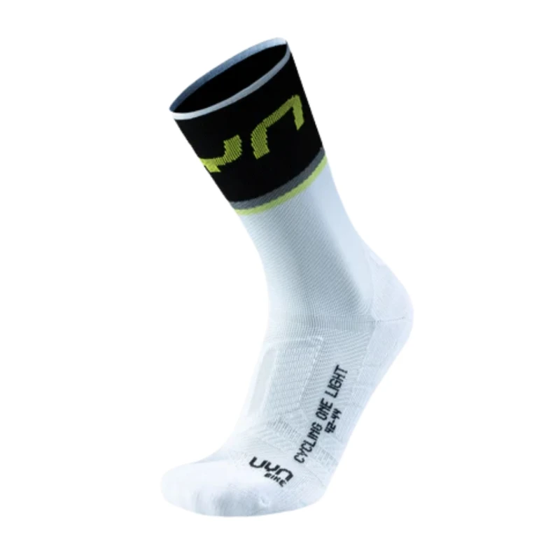 Skarpety rowerowe męskie UYN One Light white/black