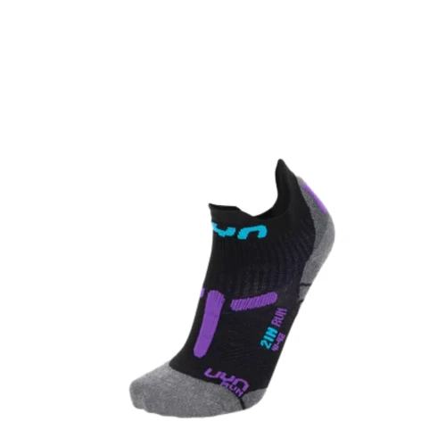 Skarpety do biegania damskie UYN 2in black/violet