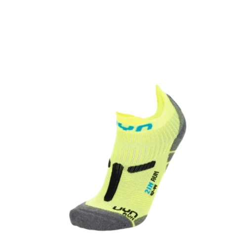 Skarpety do biegania męskie UYN 2in yellow fluo/black